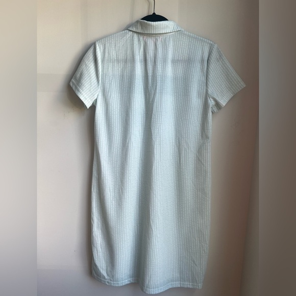 Simply Southern Mint Striped Short Sleeve Shift Dress - Large - Picture 8 of 12
